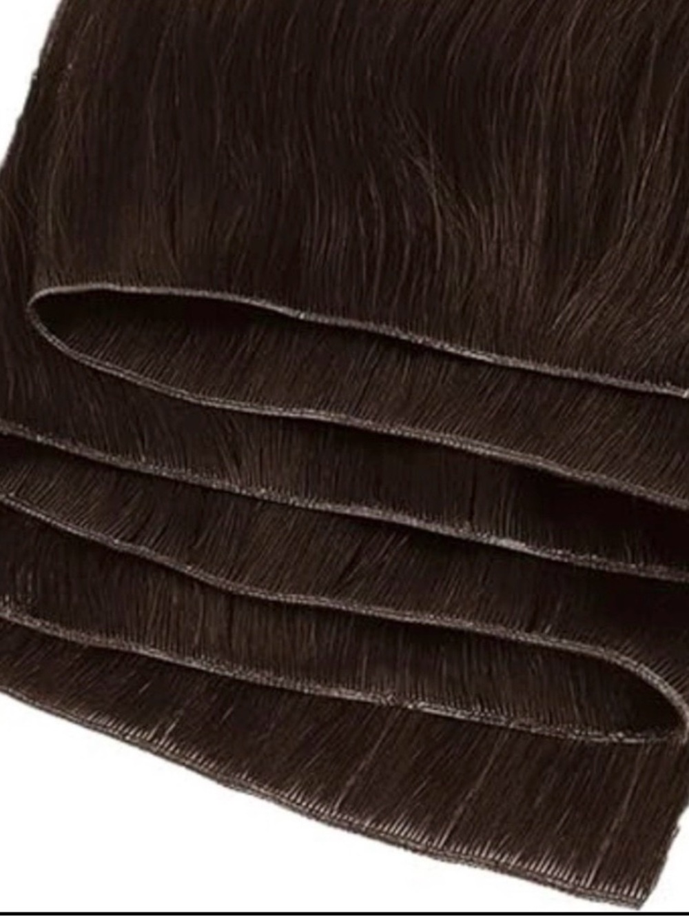 Dark Brown 22inch infinity hair Extension weft
